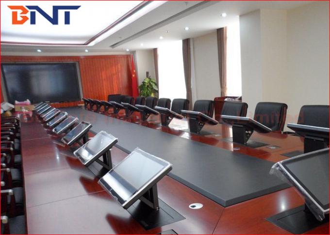 17 - 19 Inch Conference Computer LCD Motorized Lift With 60 Degree Screen Tilting