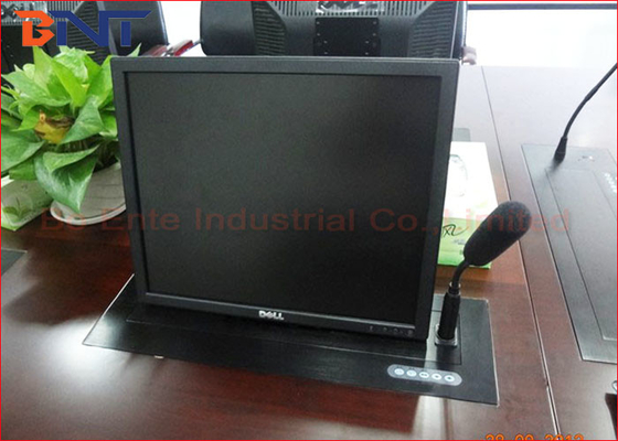 Audio Conference System Computer Monitor Lift , Motorized LCD Lift Mechanism