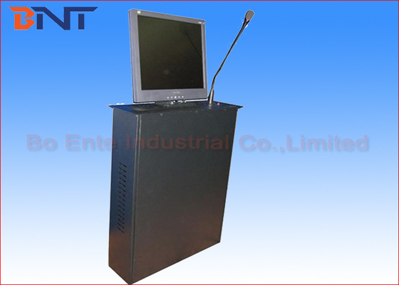 Office Meeting Room LCD Motorized Lift With Discussion Microphone