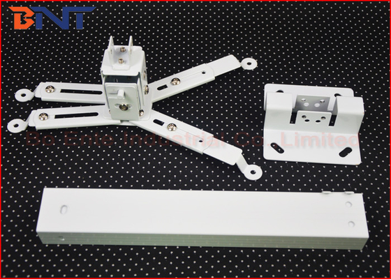 Cold Rolled Steel Retractable Projector Ceiling Mount Kit With 2 Feet Extension Length