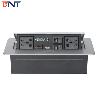 Available Customized  Tabletop Pop Up Multimedia Jack 10A Rated Current  Keep Product In Stock