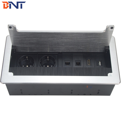 used in office room  table flip up  hidden socket with  double EU power BF805