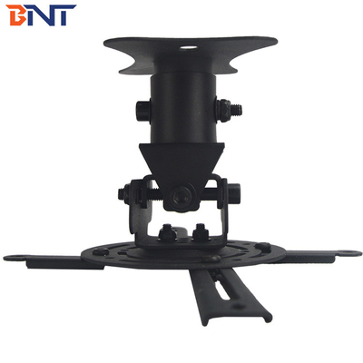 Black Drop Down Projector Ceiling Mount With Short Plate Extension Size 13CM
