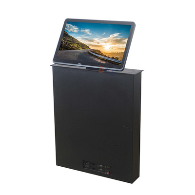Ultra Thin Retractable Motorized Monitor Lift With Foldable Screen