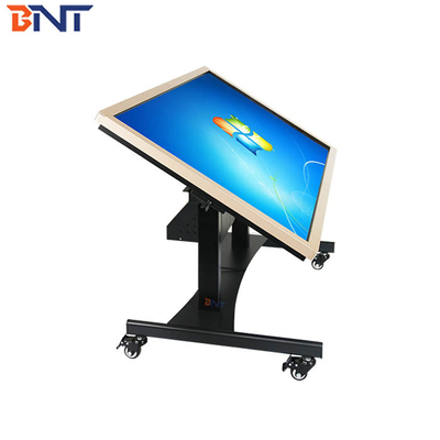 Motorized 46'' 75&quot; TV Trolley Stand For Electronic Whiteboard