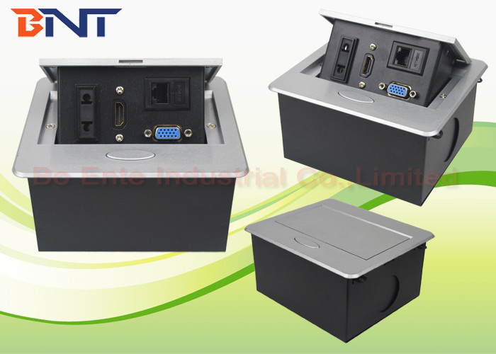 Multi Functional Desk Pop Up Sockets Hdmi Desktop Power Socket Box 138 130 3mm