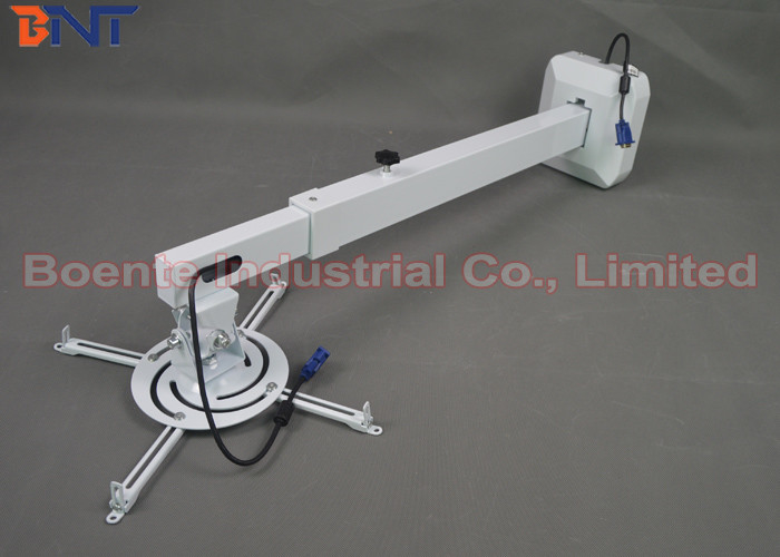 Cold Rolled Steel Retractable Short Throw Fhd Projector Wall Mount Bracket 650 1200 Mm Adjustable