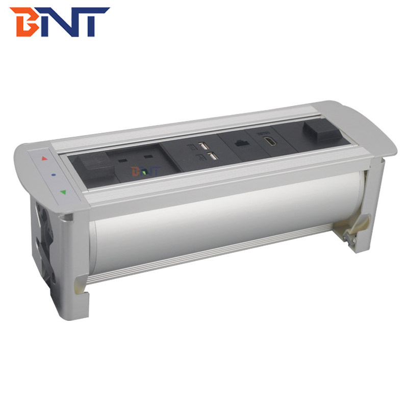 UK standard power plug for office room desk flip up power ...