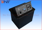 Multi Function Countertop Pop Up Electrical Outlet Matte Black Color With HDMI / VGA