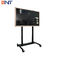 Touch Screen Flat Screen TV Cart Black Color Production Height 60 - 125CM