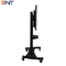 360 Swivel Mobile TV Stand For Electronic Whiteboard 160cm Height