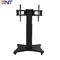 Electric Lifting Floor Standing Moving Tv Bracket Movable Wheels