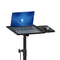 Portable Folding Laptop Tripod Stand With Mouse Tray Wheels