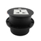 Black Universal power outlet Round power grommet usb socket built in desk sofa office furniture/ round power usb socket