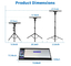 150cm Retractable Laptop / Projector Floor Tripod Stand With Phone Holder