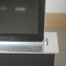 Aluminum Ultra Hidden Desk Monitor Lift 18.5 Inch / 23.5 Inch Motorized Monitor Lift