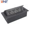 Pop Up Type Table Mounted Power Data Socket Outlet Box With RJ45 Data Ports