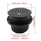 Mini Round Table Socket With 2 X USA Power And 1 X USB Charger
