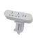 2021 6.56 Ft Cord Power Outlet Station With 2 Universal 2 USB Ports White Furniture Desk Power Strip Socket Distribution