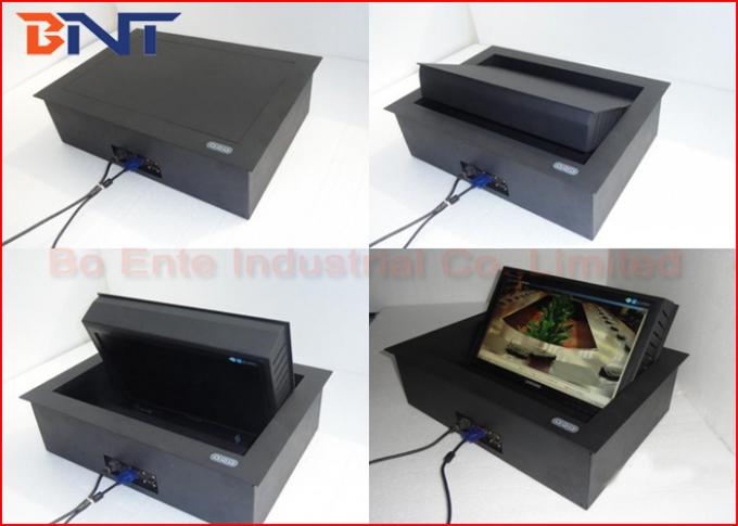Horizontal Rotating Computer Monitor Lift , Carbon Steel Motor Drive ...