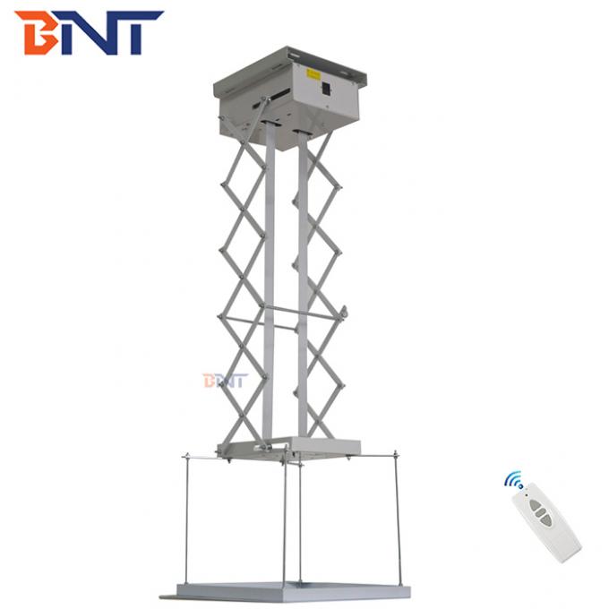 Remote Control 200cm Retractable Motorized Projector Lift
