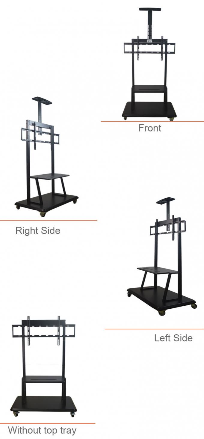 210cm Adjustable Cart Mobile TV Stand With Wheels