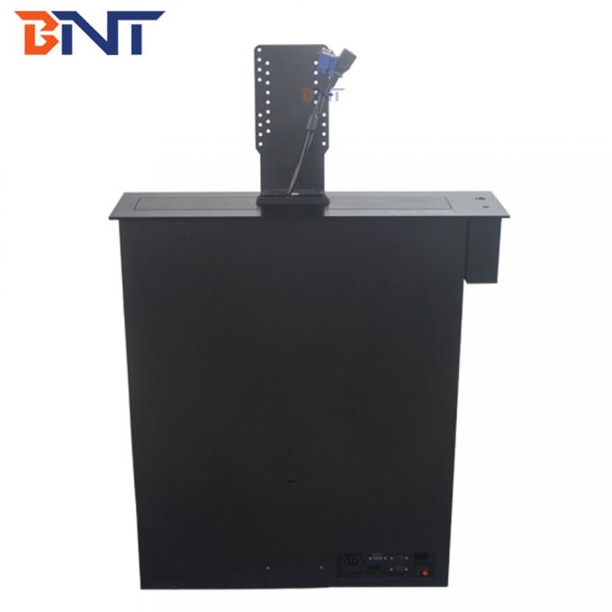 Hidden Lcd Monitor Lift Mechanism 1080p 19 Inch Table Monitor Lift