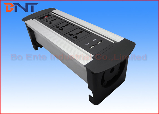 Tabletop Conference Table Electrical Outlets For Office / Hotel / Home