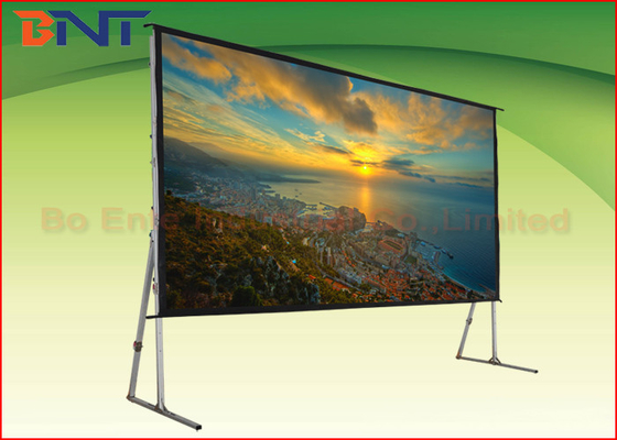 3D High Gain Fast Fold 16:9 120 Inch Projector Screen With Stand