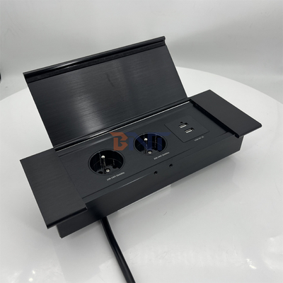 office furniture 2 fr power plug hydraulic conference table pop-up built-in desktop electric pop up socket outlet