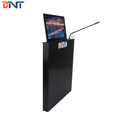 Meeting Table Motorized Computer Monitor Device 18.5 Inch Screen And Motorized MIC