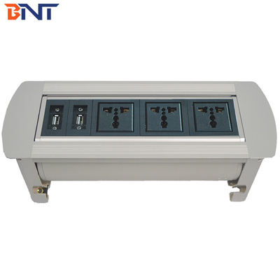 Flip Up Conference Table Outlet For Hotel Room / Training Room / Lecture Room