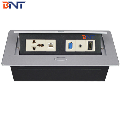 Furniture Power Data Connector   Zinc  Alloy  Rounded  Corner With 3.5 Audio Configuration  Contain  ODM/OEM