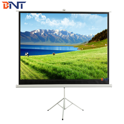 Portable Projector Screen With Tripod Customized Size Acceptable