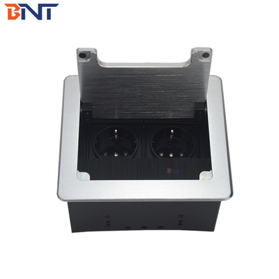 with double EU power desk flip up hidden socket used in conference table  BF405