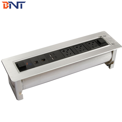 one piece available customized motorized desk socket used in meeting room EK6306