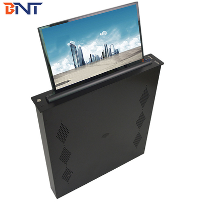 Theft Prevention Motorized Monitor Lift With 17.3 Inch FHD LED Screen