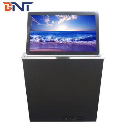 Aluminum Alloy Motorized Monitor Lift , Meeting Room LCD Monitor Lift