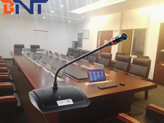 Chairman &amp; Delegate Unit Conference System Microphone With Counter Top Structure