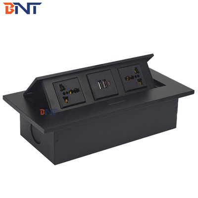 Conference Push Damped Pop Up Desktop Power Outlet