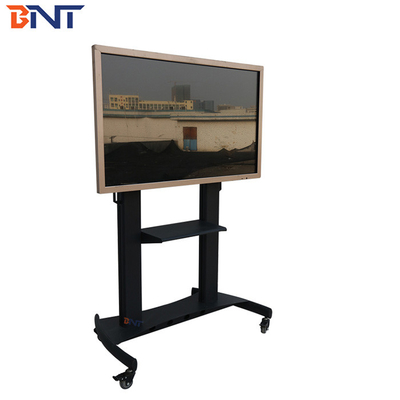 360 Swivel Mobile TV Stand For Electronic Whiteboard 160cm Height