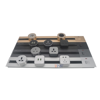 High Quantity Wall Track Electrical Power Rail Hidden Kitchen Socket