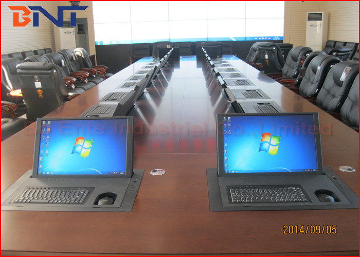 17 Inch Horizontal Flip Up Computer Monitor Lift Carbon Steel With ...