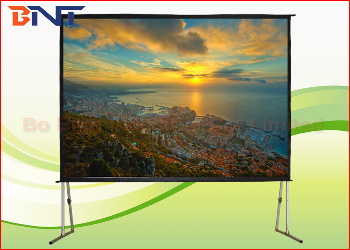 Portable Rear Projection Projector Screen , 150 Inch 43 Fast Fold