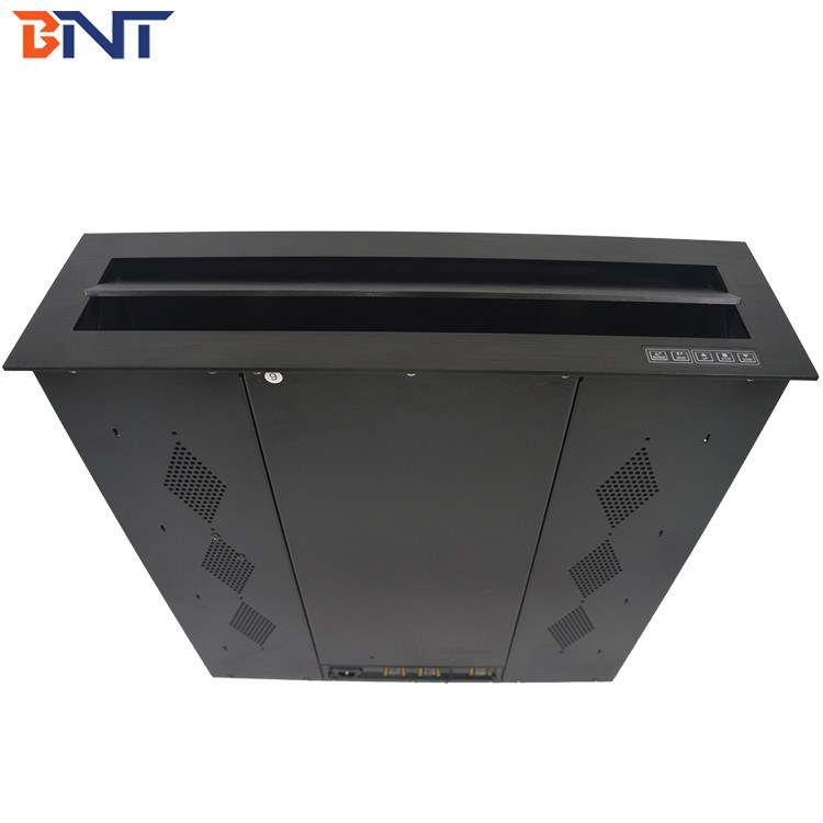 Desktop Computer Monitor Lift , Automatic Motorized LCD Lift Tilting ...