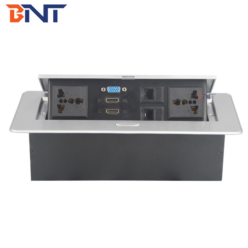 hidden table design with universal power plug desk pop up power socket BD6306