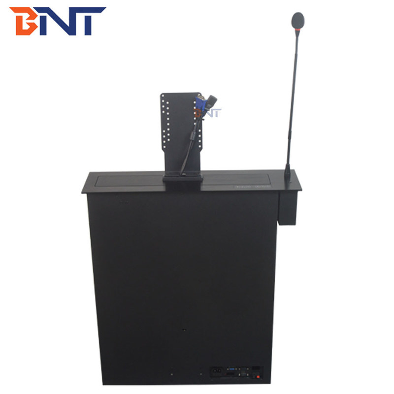 Hidden Lcd Monitor Lift Mechanism 1080p 19 Inch Table Monitor Lift