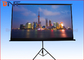 Large Motorized Projector Screen , Electric Pull Down Projector Screen