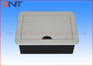 Aluminum Alloy Tabletop Flip Up Power Outlet Box For Office Furniture
