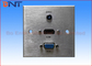 Compact Media Hub / Multimedia Socket Plate For High Class Hotel